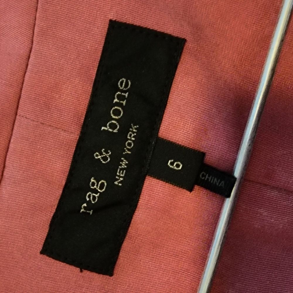 Rag & Bone Pink Blazer and Short Set | Margot Sleeveless - Picture 3 of 5